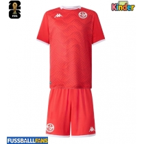 Tunesien Heimtrikotsatz Kinder WM 2026 Kurzarm (+ Kurze Hosen)
